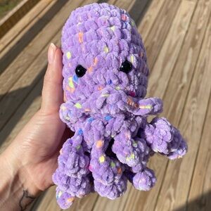 Handmade Crochet Jellyfish Amigurumi Plushie